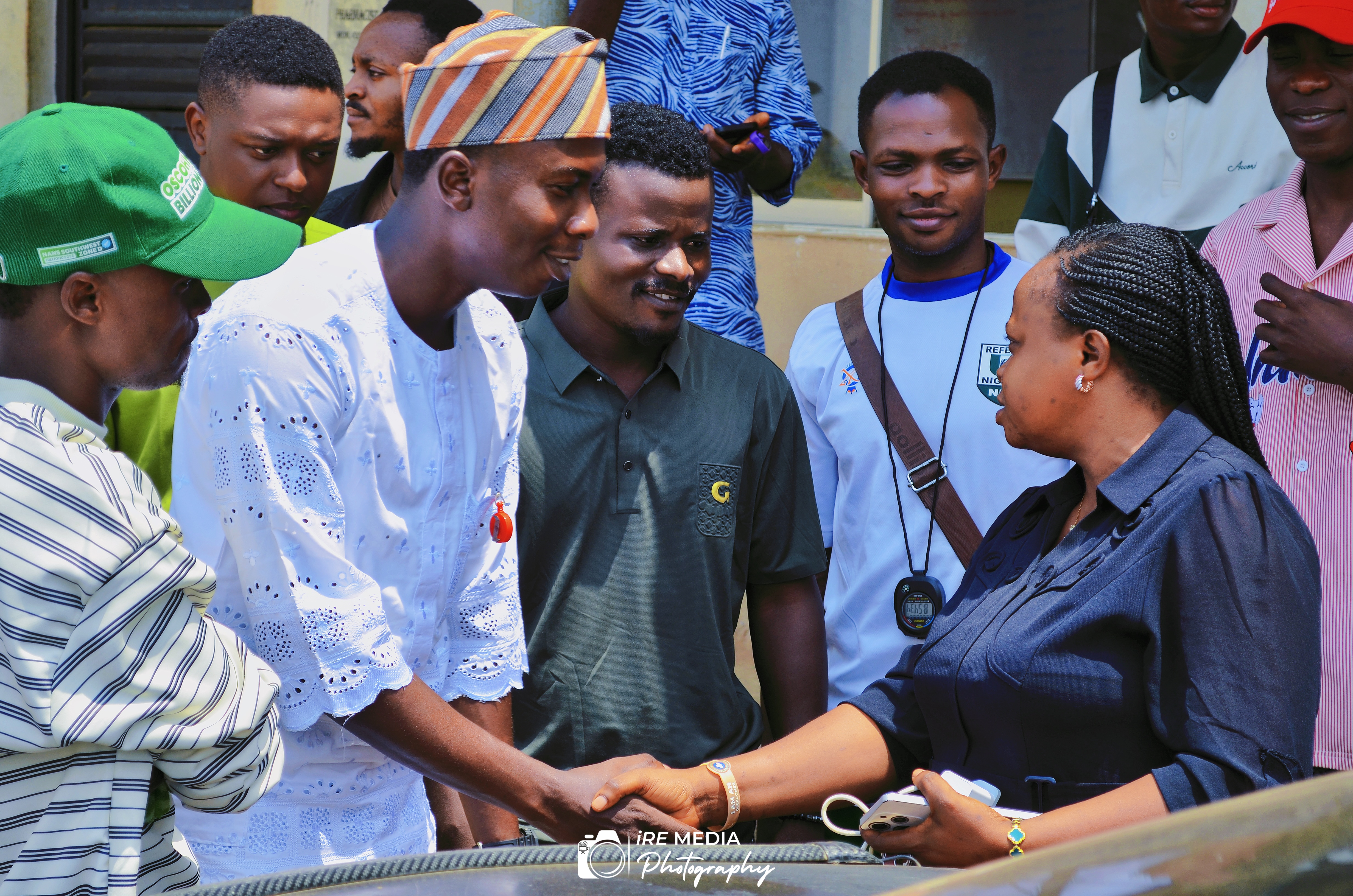 Town hall meeting with students