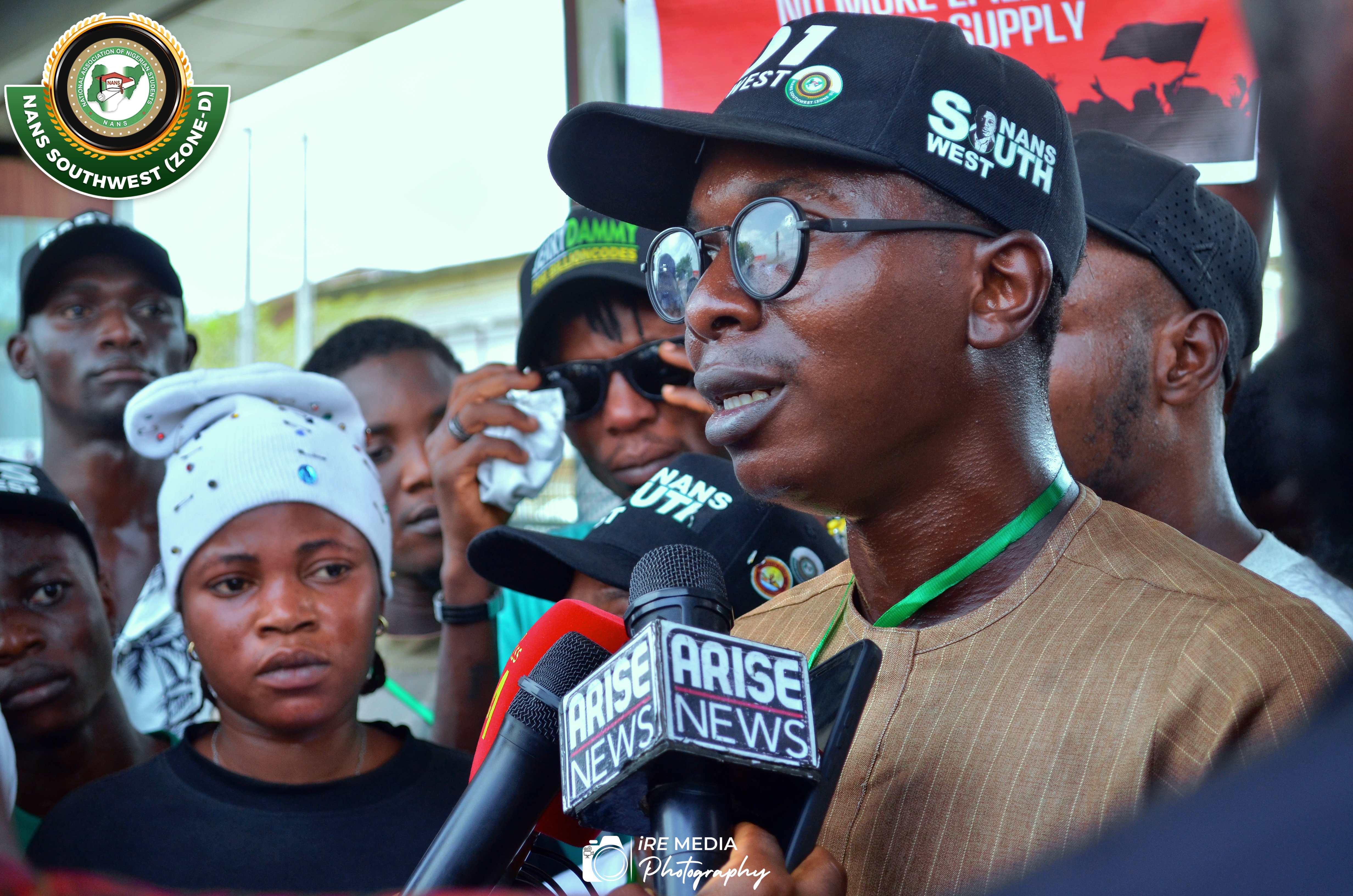 Student union solidarity march